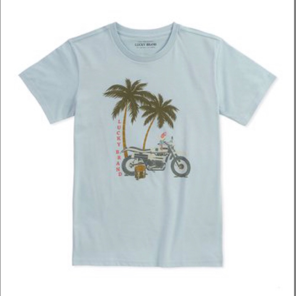 Skyway Heather 'Lucky Brand'‎ Motorcycle Tee 
M